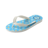 Tongs Enfants Personnaliser Astronaut Rocket Ship Planets (Incliné)