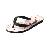 Tongs Enfants Phoenix Oiseau Et Phoenix Fleur Motif Sans Faille (Incliné)