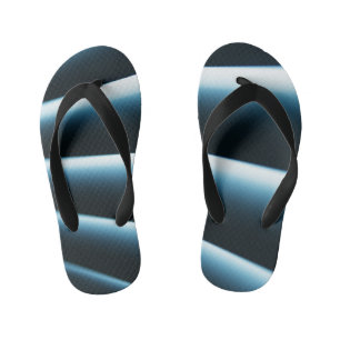 Tongs Enfants Plaques bleues abstract