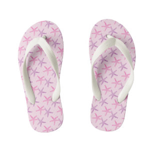 Tongs Enfants Poisson-étoile rose et pourpre