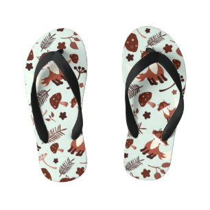 Tongs Enfants Renard fantaisiste mignon