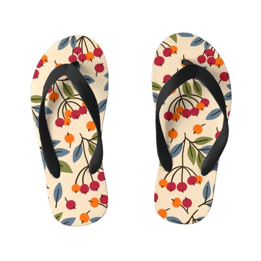 Tongs Enfants Rowan Branches : Textile Charme Vintage (Semelle)