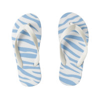 Sandales à raie de zèbre bleue pour enfants