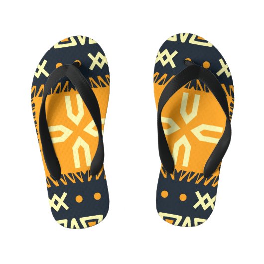 Tongs Enfants Schawl Design : Carré indien Batik. (Semelle)