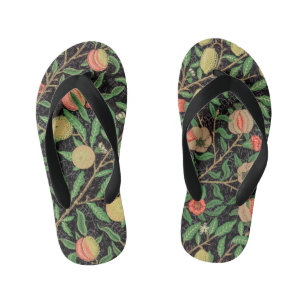 Tongs Enfants Schéma floral de la grenade à fruits William Mor