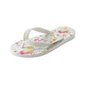 Tongs Enfants Sirènes blanches (Incliné)