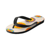 Tongs Enfants soleils Abstraits : motif sans couture ethnique. (Incliné)