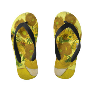 Tongs Enfants Sunflower de Van Gogh