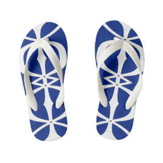TONGS ENFANTS SYMÉTRIE BLEUE