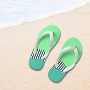 Tongs Enfants Tailles Torn Modernes Couches Vertes