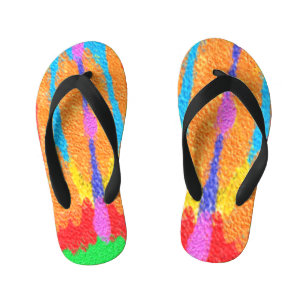 Tongs Enfants Tapis et chiffons Art abstrait pur suprême Bath To