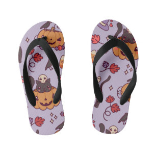 Tongs Enfants Tasse à café décorée de motifs d'Halloween
