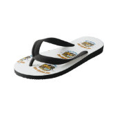 Tongs Enfants "The Wobbly Bus" Playful School Days (Incliné)