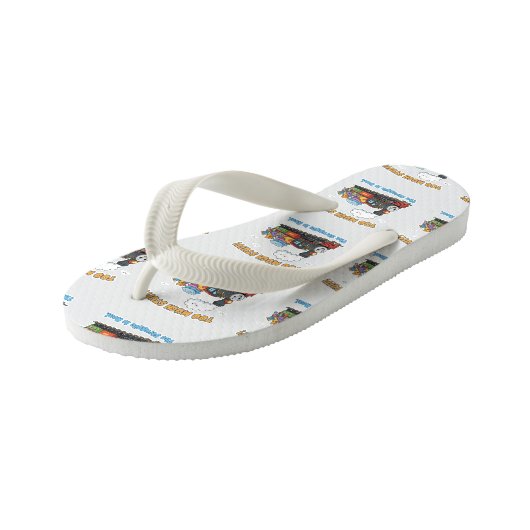 Tongs Enfants "Too Much Stuff" Happy Express (Incliné)