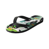 Tongs Enfants Toucan Bird : Palm Feuille Motif (Incliné)