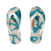 Tongs Enfants Tourquoise et perruques rouges (Semelle)