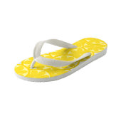 Tongs Enfants Tranche Citrus citron (Incliné)