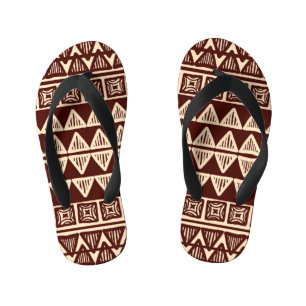 Tongs Enfants Tribal Striped : Oeuvre Ornementale.