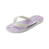 Tongs Enfants TRK - Motif violet (Incliné)