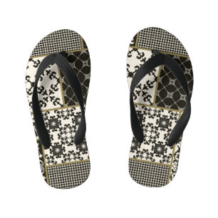 Tongs Enfants Tuiles de Majolica Motifs islamiques.