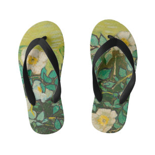 Tongs Enfants Vincent Van Gogh Roses sauvages Beaux-arts