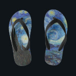 Tongs Enfants Vincent Van Gogh Starry Nuit Vintage Art<br><div class="desc">Vincent Van Gogh Starry Nuit Vintage Art</div>