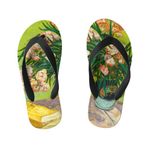 Tongs Enfants Vincent Van Gogh Vase Avec Oleandres Et Livres
