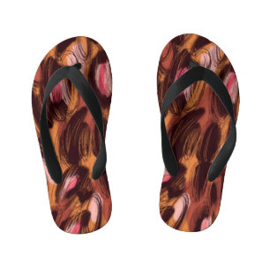 Tongs Enfants Zones léopard Motif animal africain