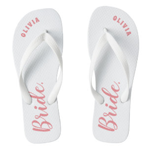 Tongs Épouse de bachelorette personnalisée