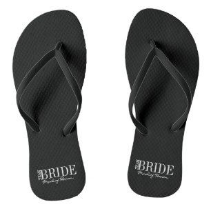 Tongs Épouse de l'équipe Maid of Honor Bridal Party Flip