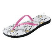 Tongs Épouse florale Daisy (Incliné)