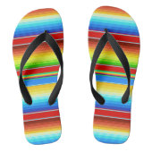 Tongs Espagnol traditionnel couvrant mexicain vibrant (Semelle)