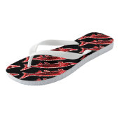 Tongs esturgeons rouges natation Thunder_Cove (Incliné)