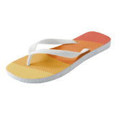 Tongs Été minimal simple jaune orange rouge (Incliné)