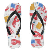 Tongs Étoile du drapeau de la bière de homard (Semelle)