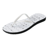 Tongs Étoiles d'argent vivaces Flipflops de mariées pers (Incliné)