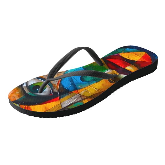 Tongs Faces we know (Incliné)