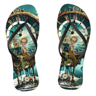 Tongs Fantastique horloge vapeur