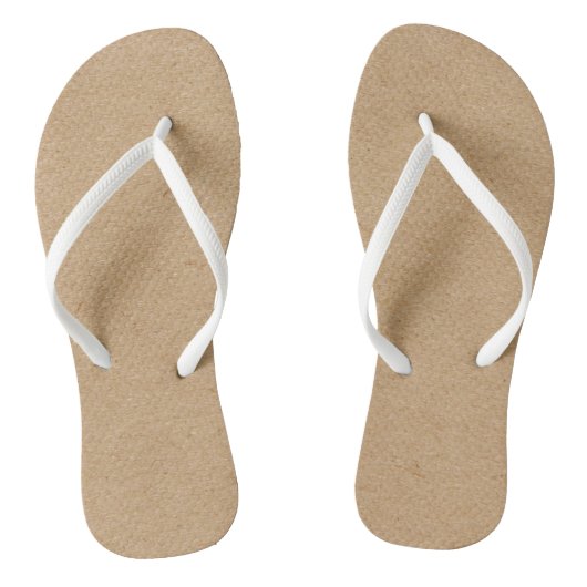 Tongs Faux Tan Motif Liège (Semelle)