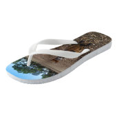 Tongs "Fête de la nature : un casse-croûte de Wallaby" (Incliné)