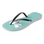 Tongs Fête Douche Anniversaire Tiara Party Flip Flops (Incliné)