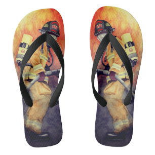 Tongs Feu de pompiers Flip Flops Fireman Beach Wear