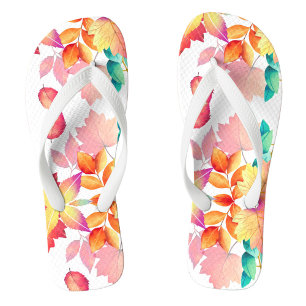 Tongs Feuilles d'automne