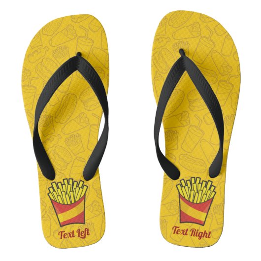 Tongs Feuilles de frites (Semelle)