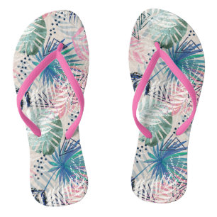 Tongs Feuilles de palmier, tropical, Botanique, feuilles