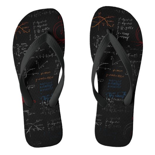 Tongs Feuilles en mathématiques (Semelle)