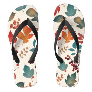 Tongs Feuilles et Baies Éparses