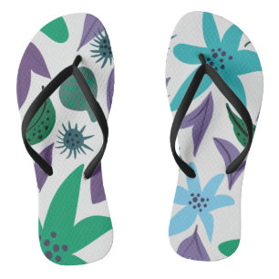Tongs Feuilles pour les vacances d'été