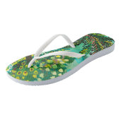 Tongs Feuilles pour les vacances d'été (Incliné)