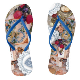 Tongs Feuilles victoriennes